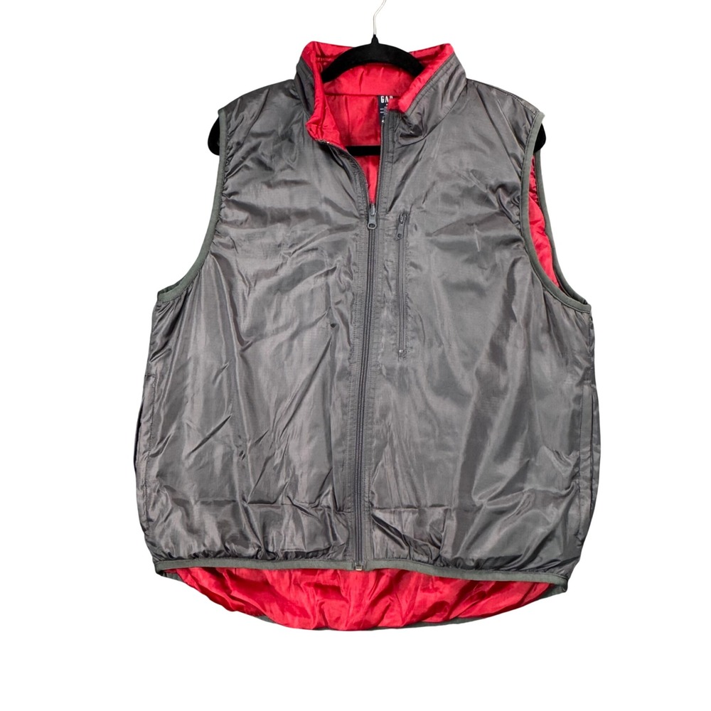 Vintage 1998 GAP Puffer Vest‎ Gorpcore Utility Sleeveless Jacket Men's XL
